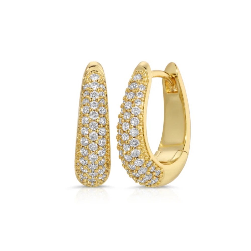 Eclatant Earrings Victoria Hoop 14k Gold Filled